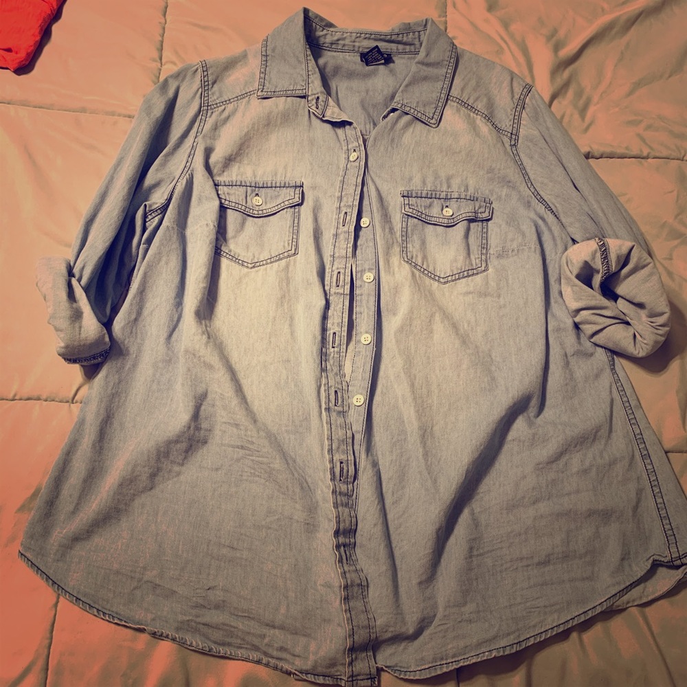 Torrid Denim-look shirt